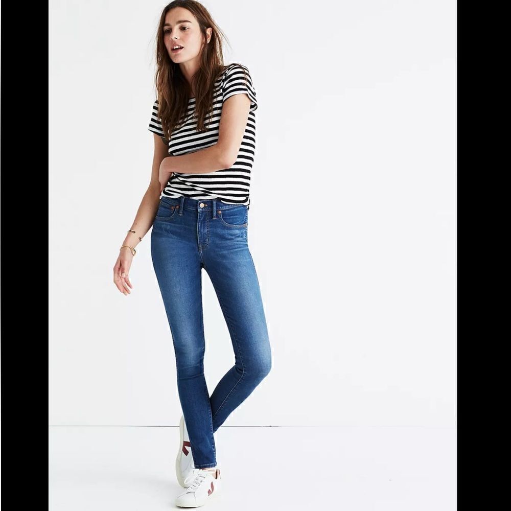 MADEWELL | 9” High Rise Skinny Jeans (24)
